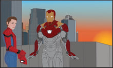 Load image into Gallery viewer, Homecoming Spidey &amp; Irondad
